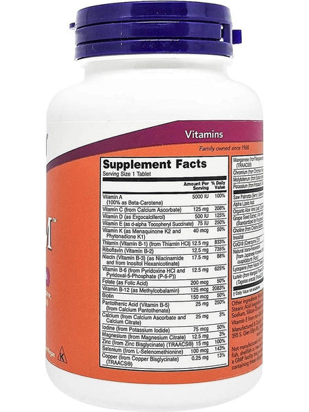 NOW Foods, ADAM™, 60 tablets