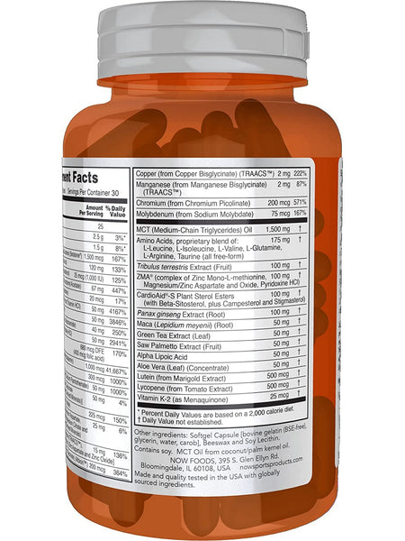 NOW Foods, Men's Active Sports Multi, 90 softgels