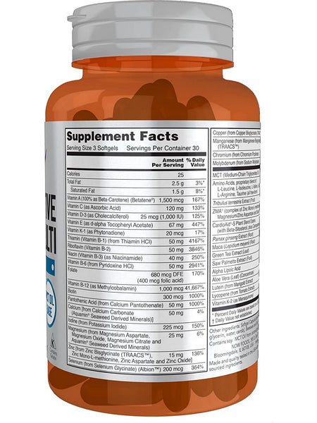 NOW Foods, Men's Active Sports Multi, 90 softgels