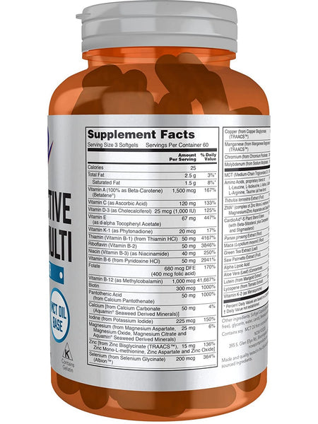 NOW Foods, Men's Active Sports Multi, 180 softgels