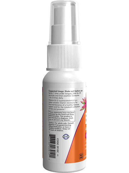 NOW Foods, B-12 Liposomal Spray, 2 fl oz