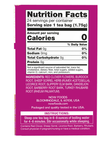 NOW Foods, Ojibwa, Native American Herbal Tea, 24 tea bags
