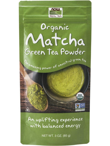 NOW Foods, Organic Matcha Green Tea Powder, 3 oz