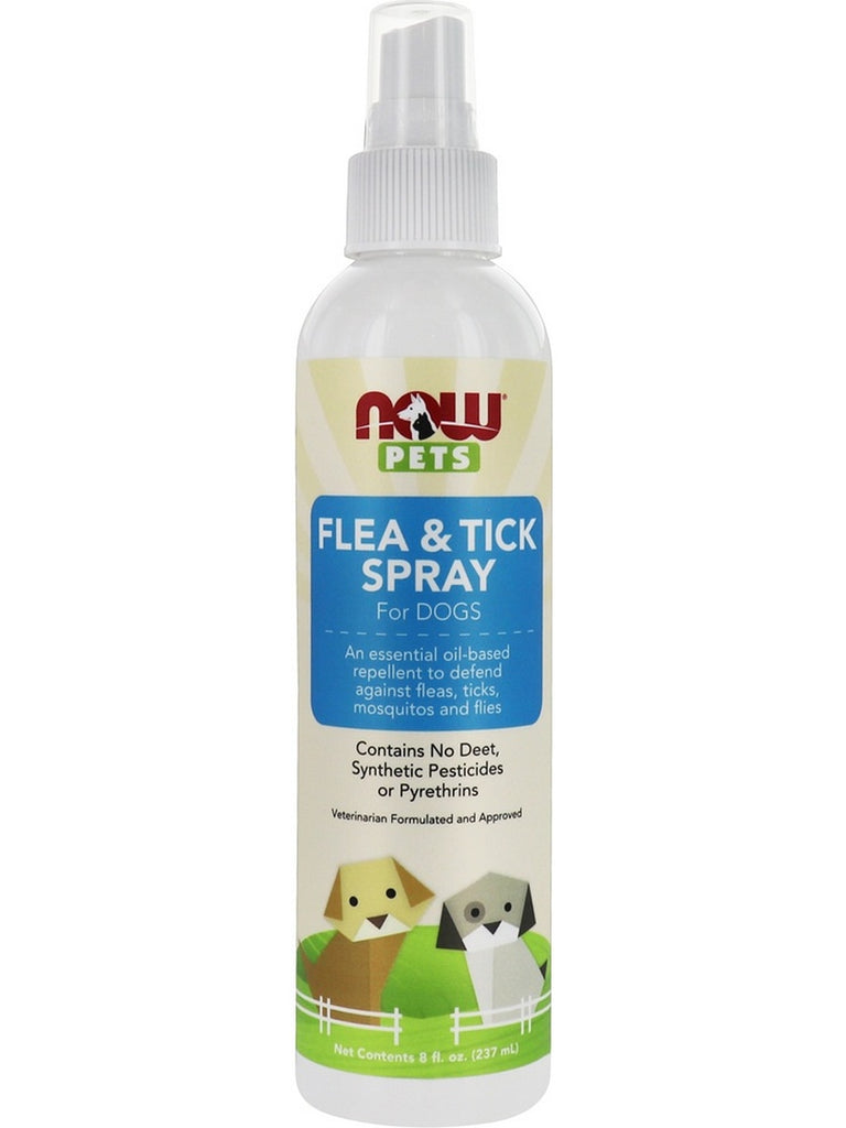 NOW Foods, Flea & Tick Spray for Dogs, 8 fl oz