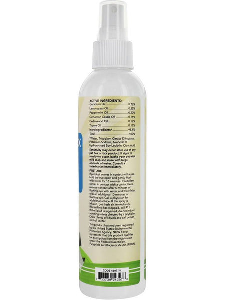 NOW Foods, Flea & Tick Spray for Dogs, 8 fl oz