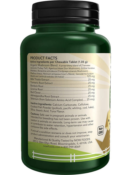 NOW Foods, Immune Support for Dogs/Cats, 90 chewable tablets