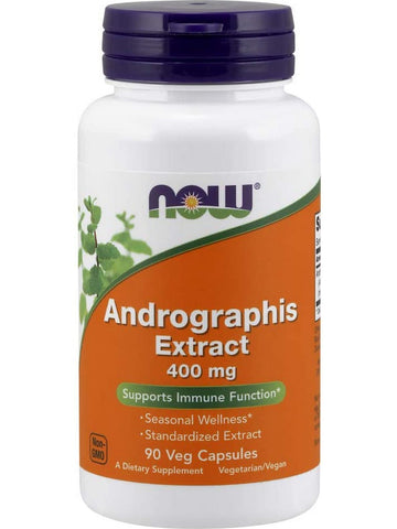 NOW Foods, Andrographis Extract 400 mg, 90 veg capsules