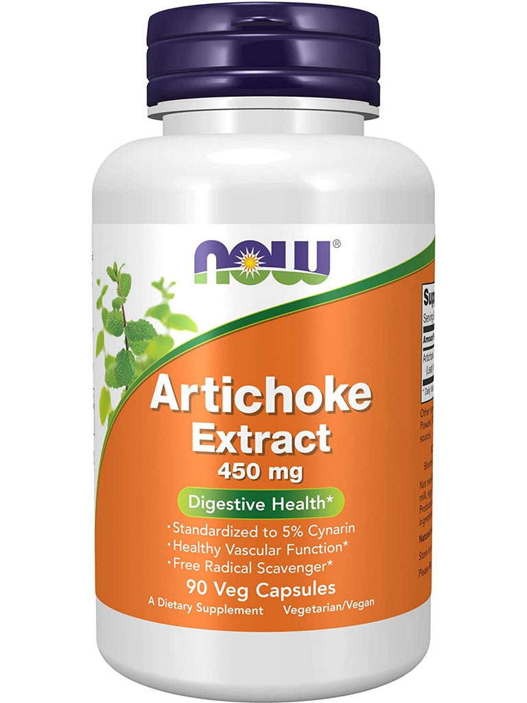 NOW Foods, Artichoke Extract 450 mg, 90 veg capsules