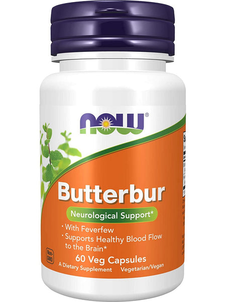 NOW Foods, Butterbur, 60 veg capsules