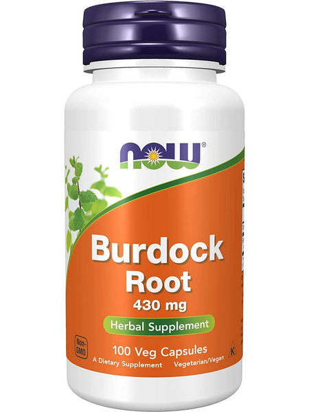 NOW Foods, Burdock Root 430 mg, 100 veg capsules