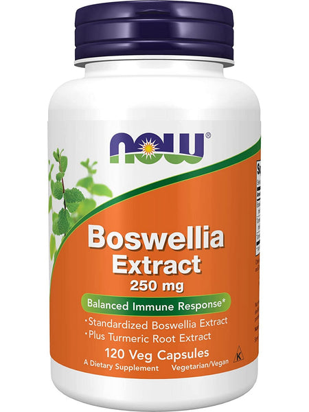 NOW Foods, Boswellia Extract 250 mg, 120 veg capsules