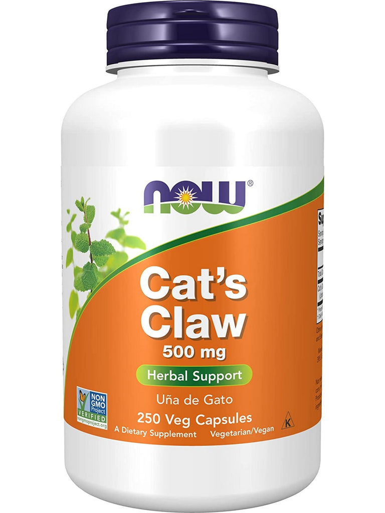 NOW Foods, Cat's Claw 500 mg, 250 veg capsules