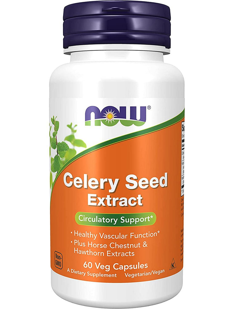 NOW Foods, Celery Seed Extract, 60 veg capsules