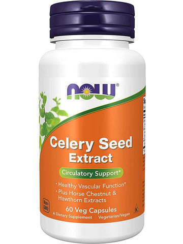 NOW Foods, Celery Seed Extract, 60 veg capsules