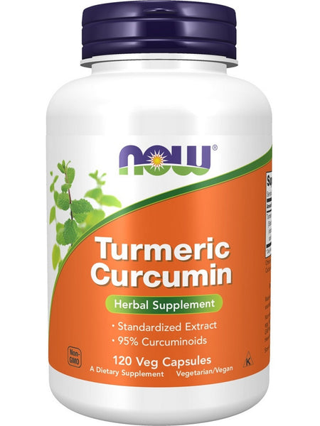 NOW Foods, Turmeric Curcumin, 120 veg capsules