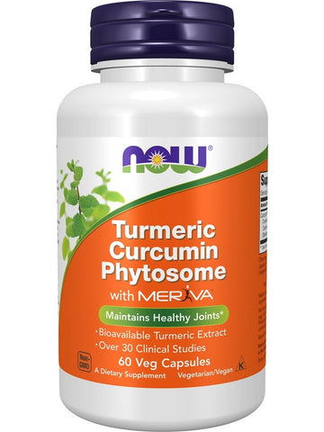 NOW Foods, Turmeric Curcumin Phytosome with Meriva, 60 veg capsules