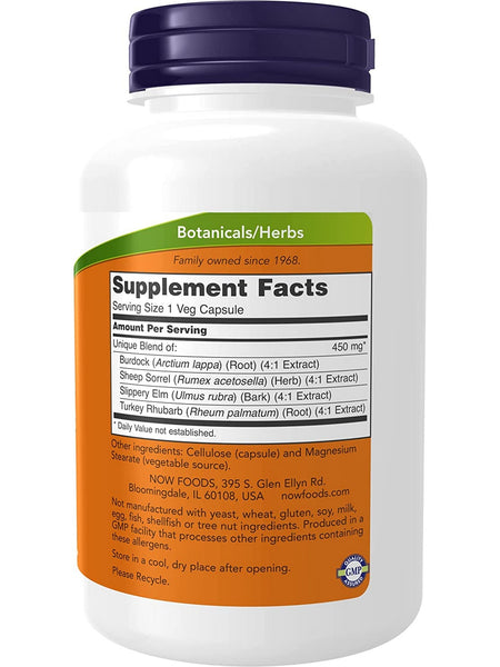 NOW Foods, Ojibwa Herbal Extract 450 mg, 180 veg capsules