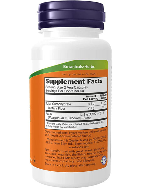 NOW Foods, Fo-Ti 560 mg, 100 veg capsules