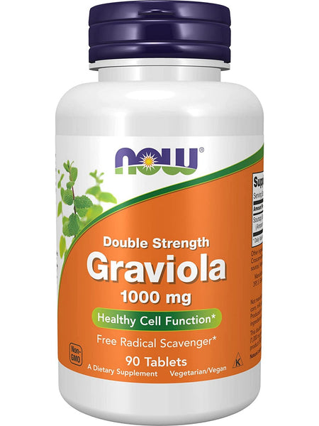 NOW Foods, Graviola 1000 mg, Double Strength, 90 tablets