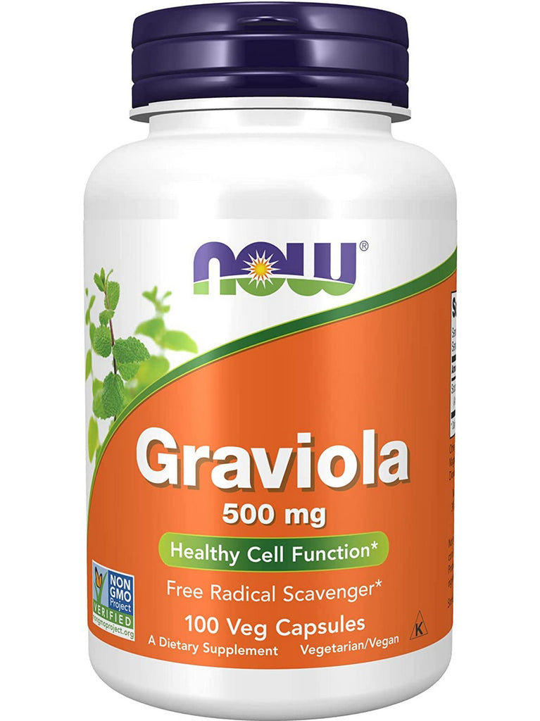 NOW Foods, Graviola 500 mg, 100 veg capsules