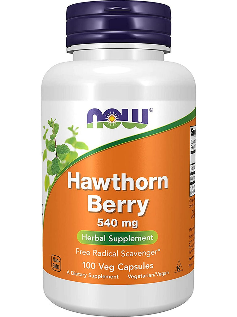 NOW Foods, Hawthorn Berry 540 mg, 100 veg capsules