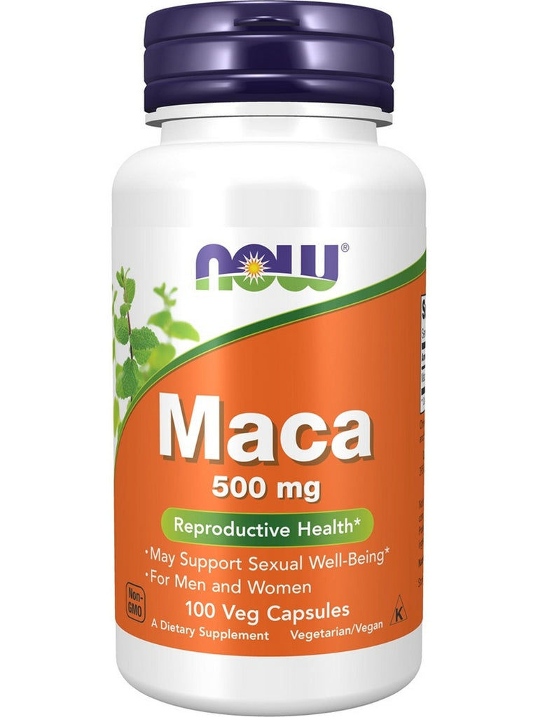 NOW Foods, Maca 500 mg, 100 veg capsules