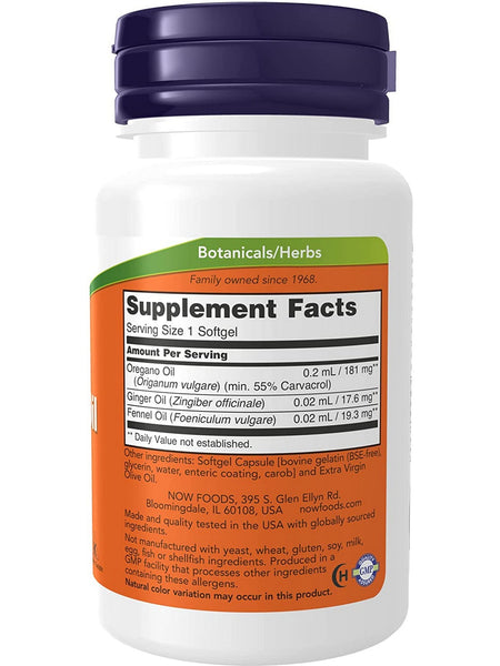 NOW Foods, Oregano Oil, 90 softgels
