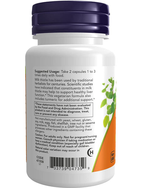 NOW Foods, Silymarin Milk Thistle Extract 150 mg, 60 veg capsules