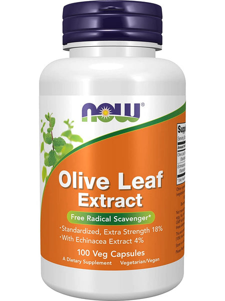 NOW Foods, Olive Leaf Extract, 100 veg capsules