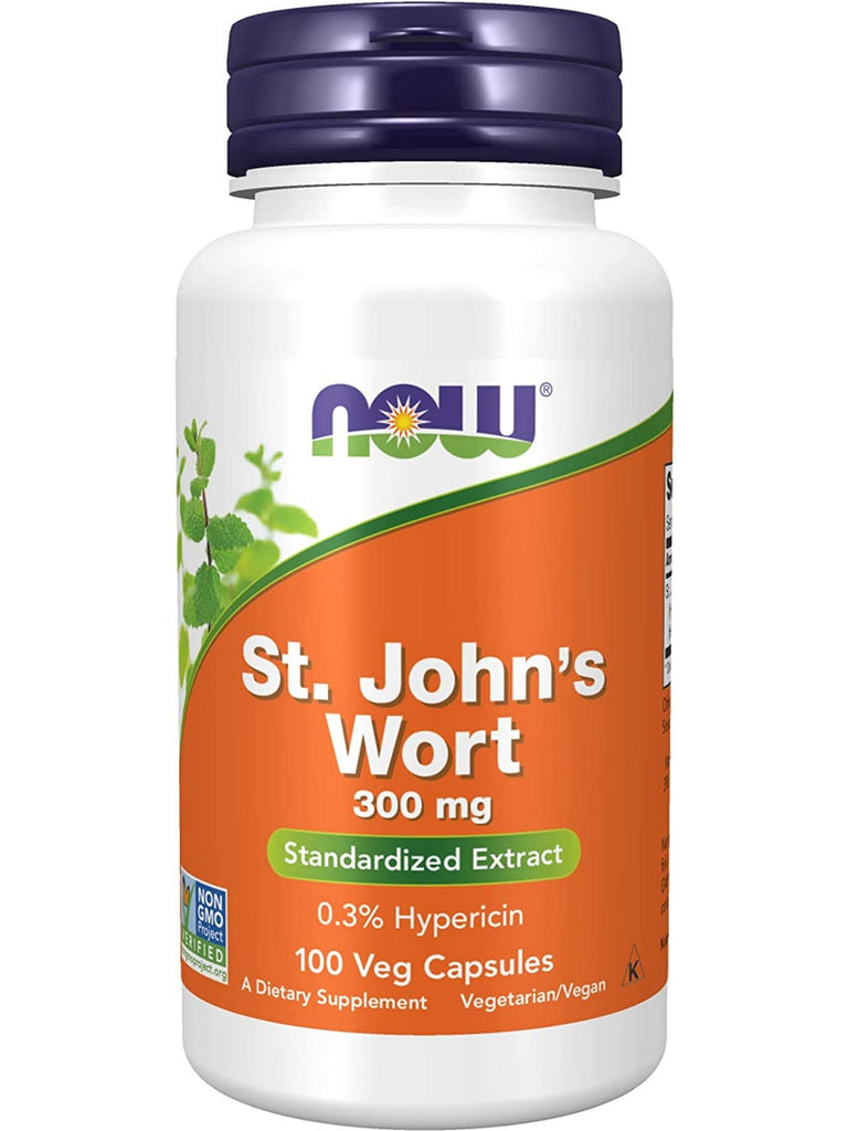 NOW Foods, St. John's Wort 300 mg, 100 veg capsules