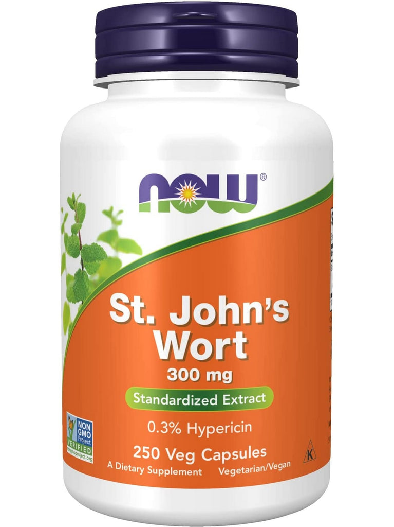 NOW Foods, St. John's Wort 300 mg, 250 veg capsules