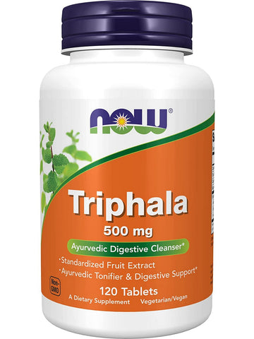 NOW Foods, Triphala 500 mg, 120 tablets