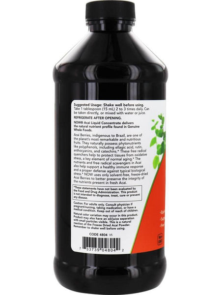 NOW Foods, Acai Liquid Concentrate, 16 fl oz