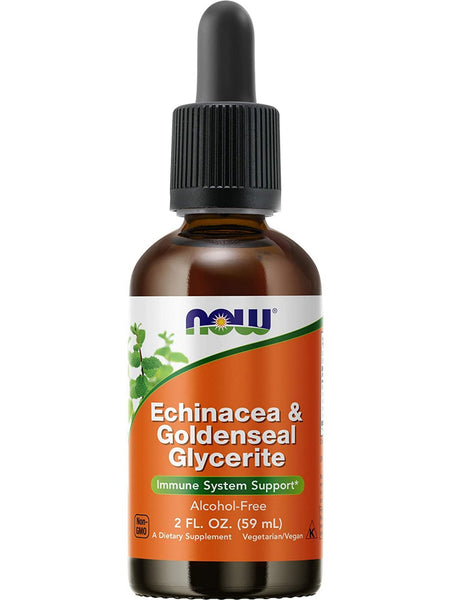 NOW Foods, Echinacea & Goldenseal Glycerite, 2 fl oz