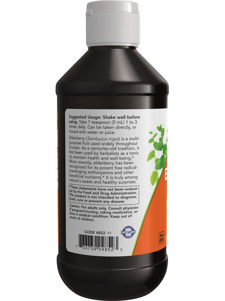NOW Foods, Elderberry Liquid, 8 fl oz