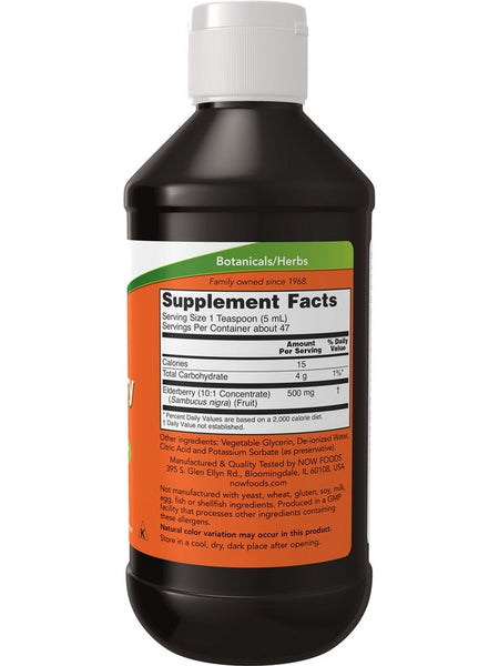 NOW Foods, Elderberry Liquid, 8 fl oz