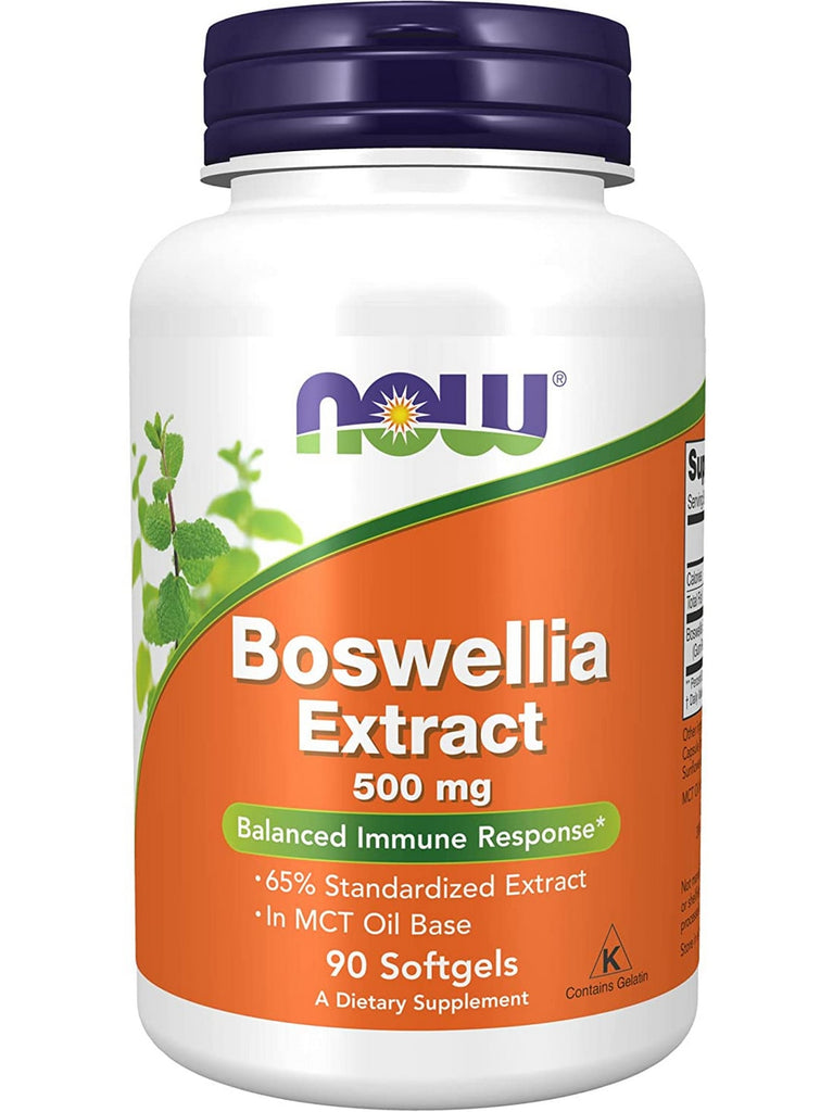 NOW Foods, Boswellia Extract 500 mg, 90 softgels