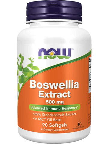 NOW Foods, Boswellia Extract 500 mg, 90 softgels
