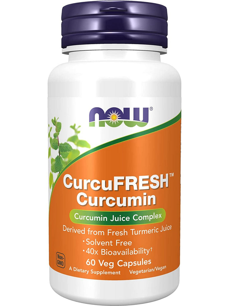 NOW Foods, CurcuFRESH™ Curcumin, 60 veg capsules