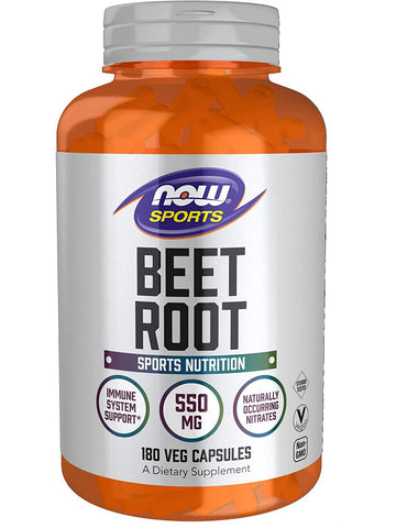 NOW Foods, Beet Root 550 mg, 180 veg capsules
