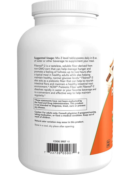NOW Foods, Prebiotic Fiber with Fibersol®-2, 12 oz