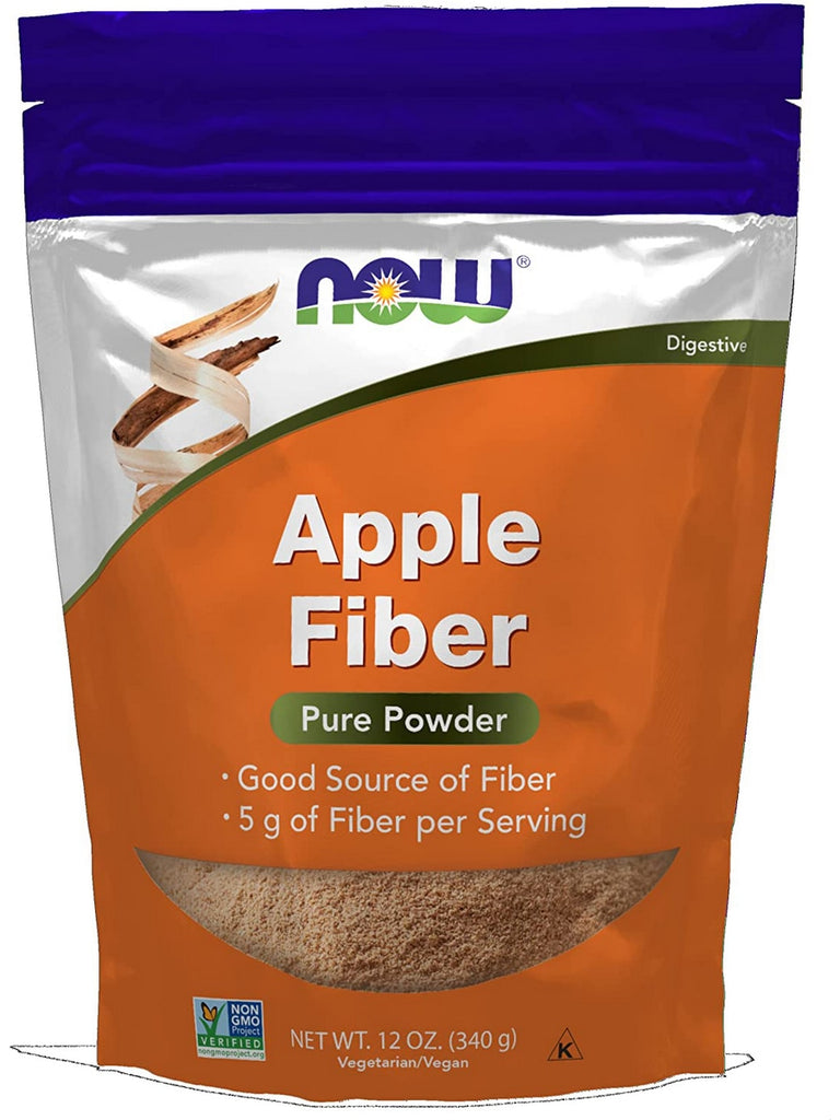NOW Foods, Apple Fiber, Pure Powder, 12 oz