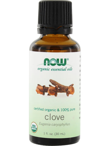 NOW Foods, Clove Oil, Organic, 1 fl oz