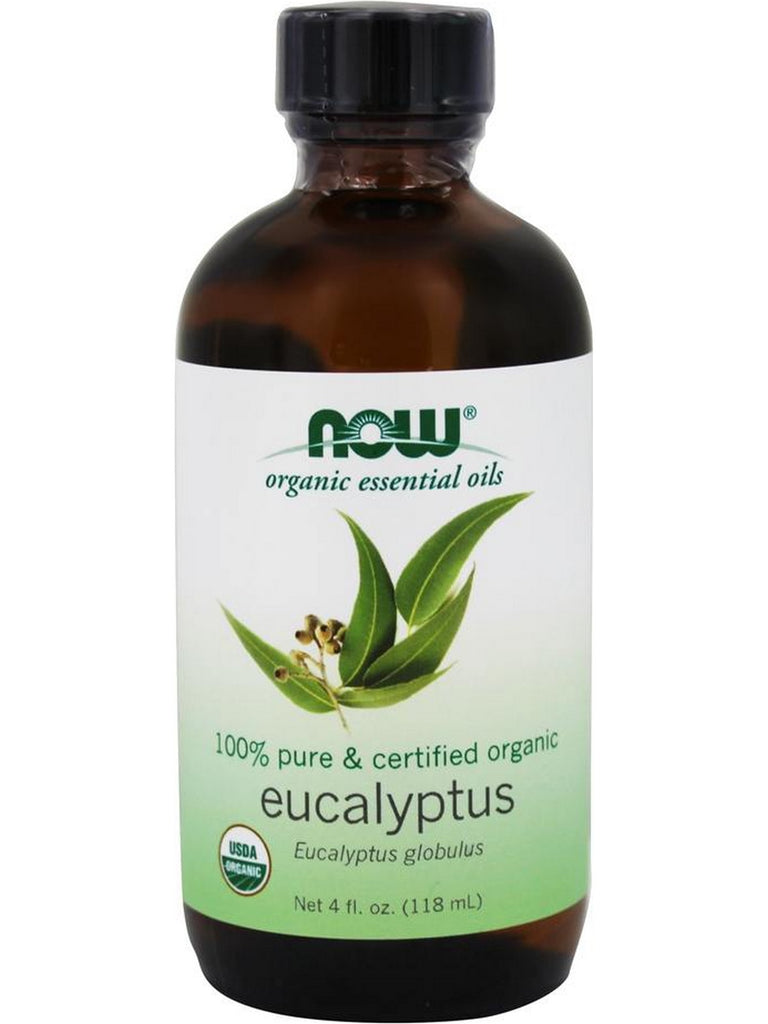 NOW Foods, Eucalyptus Globulus Oil, Organic, 4 fl oz
