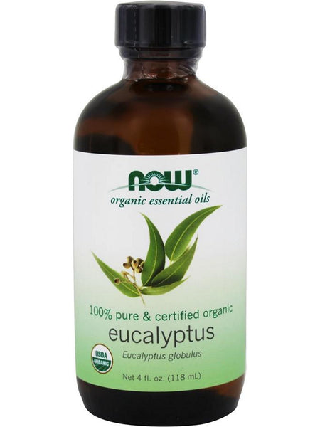 NOW Foods, Eucalyptus Globulus Oil, Organic, 4 fl oz