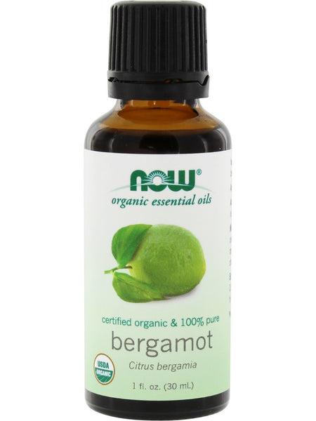 NOW Foods, Bergamot Oil, Organic, 1 fl oz