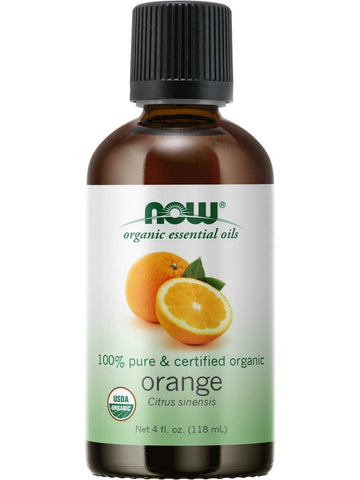 NOW Foods, Orange Oil, Organic, 4 fl oz