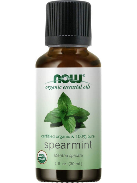 NOW Foods, Spearmint Oil, Organic, 1 fl oz