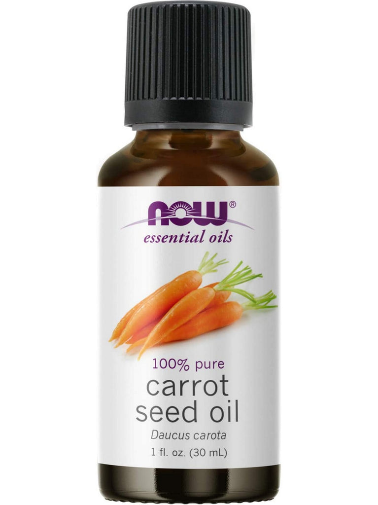 NOW Foods, Carrot Seed Oil, 100% Pure, 1 fl oz