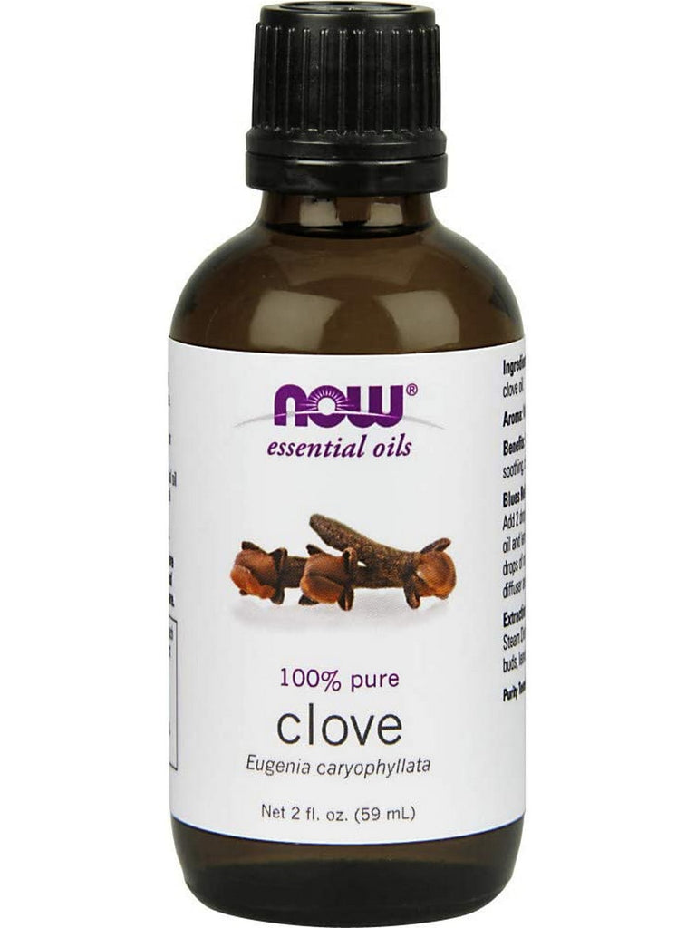 NOW Foods, Clove Oil, 100% Pure, 2 fl oz